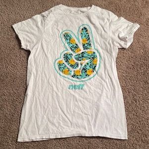 White graphic Neff t shirt